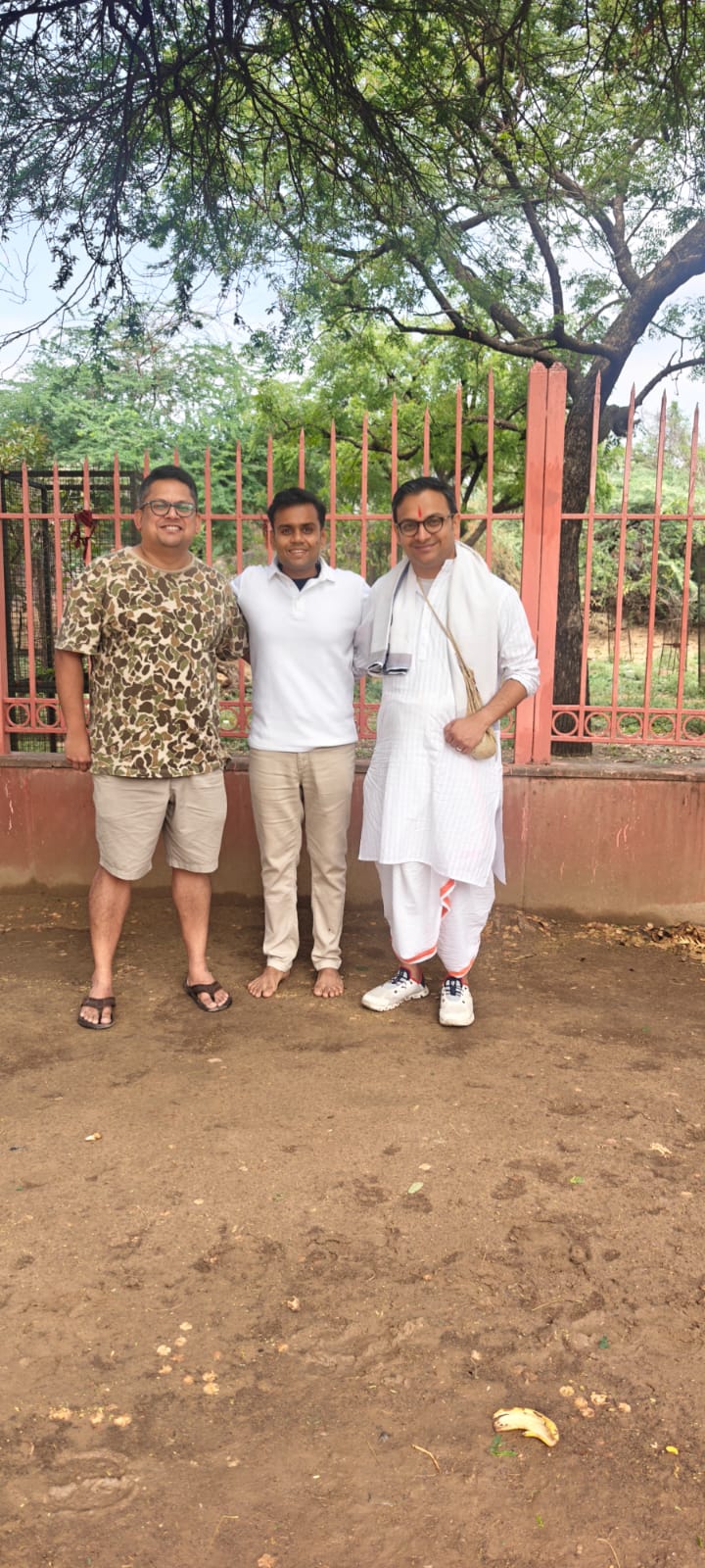 Govardhan Parikrama at temple