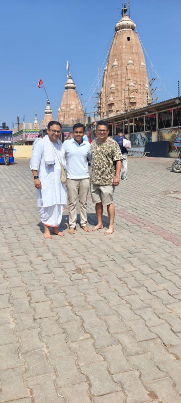 Partners on Govardhan Parikrama