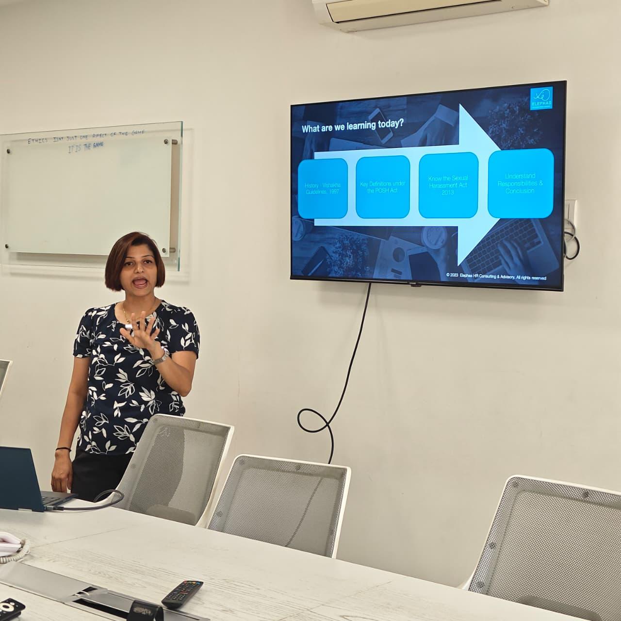 POSH compliance training session at Scale Up