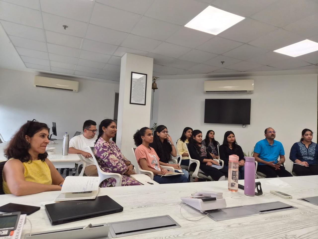 Team participants at the YesLife financial wellness workshop